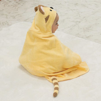フード付きタオル